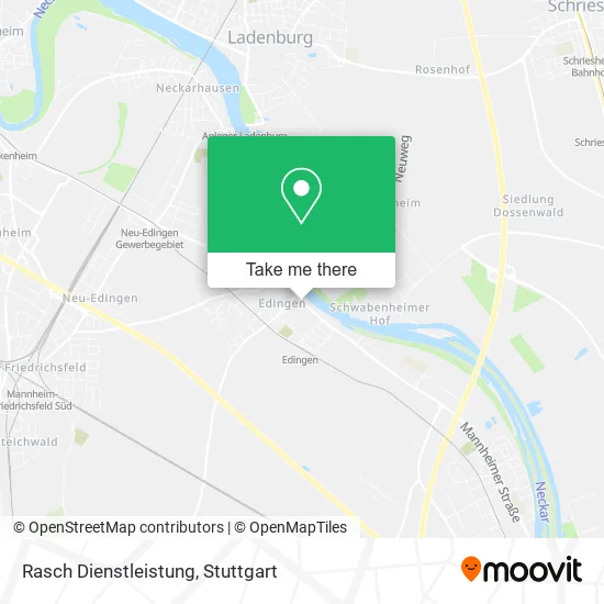 Карта Rasch Dienstleistung