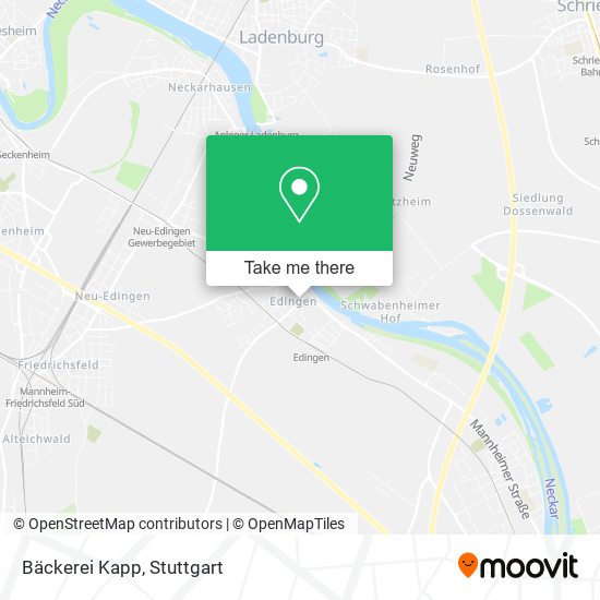 Карта Bäckerei Kapp