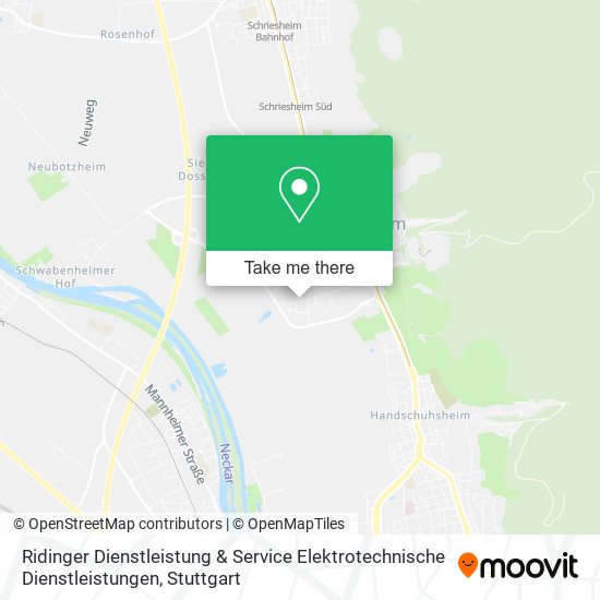Ridinger Dienstleistung & Service Elektrotechnische Dienstleistungen map