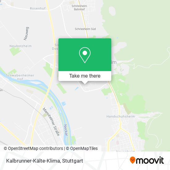 Kalbrunner-Kälte-Klima map