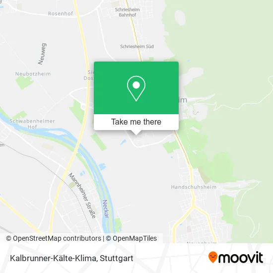 Карта Kalbrunner-Kälte-Klima