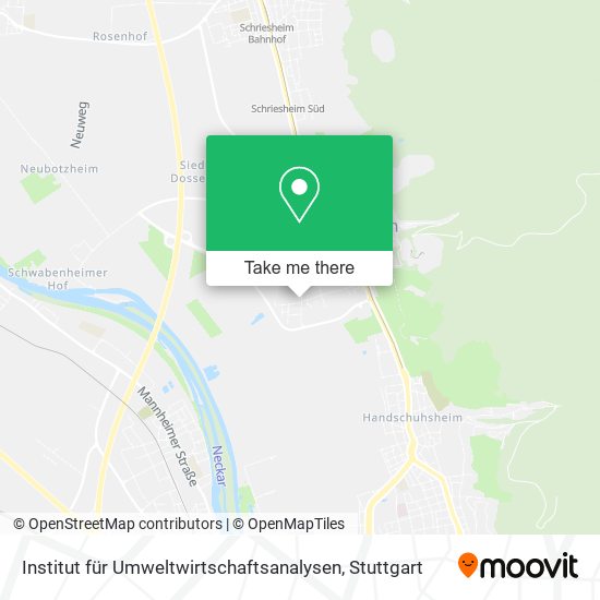 Institut für Umweltwirtschaftsanalysen map