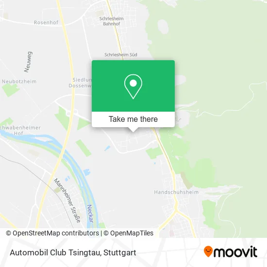 Карта Automobil Club Tsingtau
