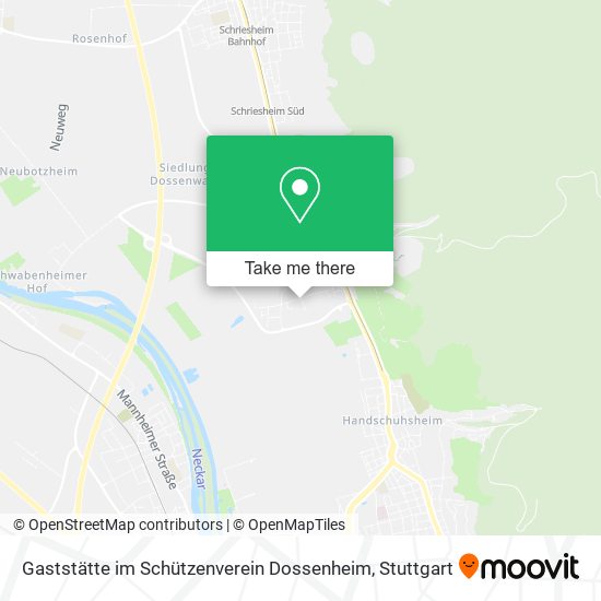 Gaststätte im Schützenverein Dossenheim map