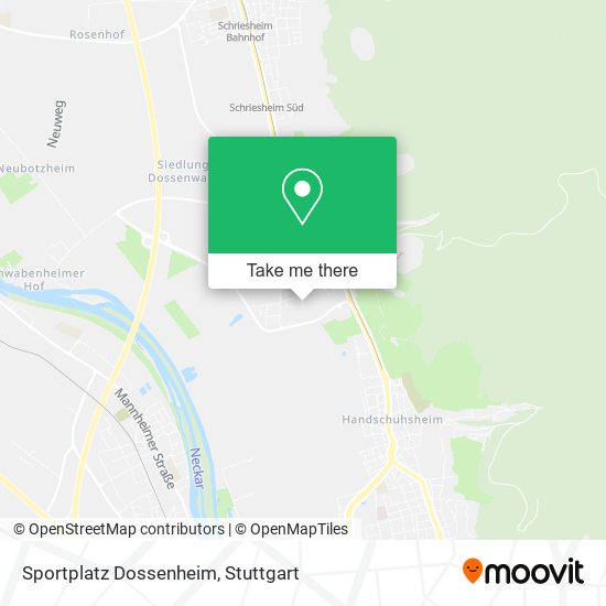Sportplatz Dossenheim map