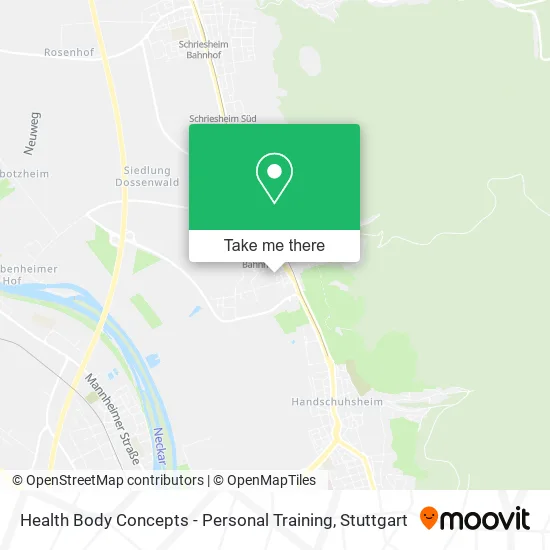 Карта Health Body Concepts - Personal Training