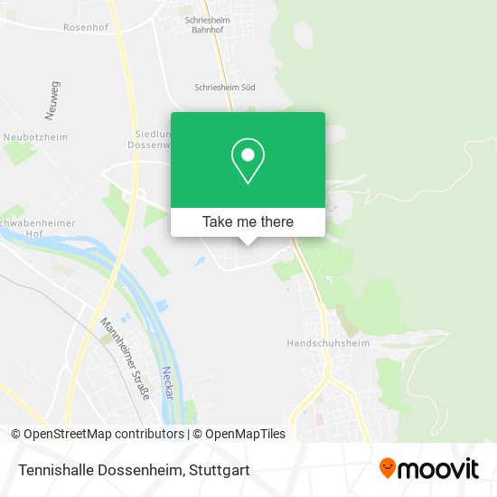 Tennishalle Dossenheim map
