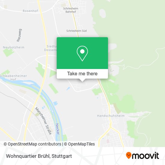 Карта Wohnquartier Brühl