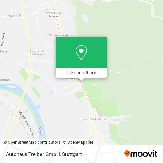 Карта Autohaus Treiber GmbH