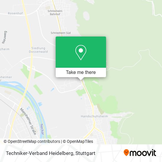 Карта Techniker-Verband Heidelberg