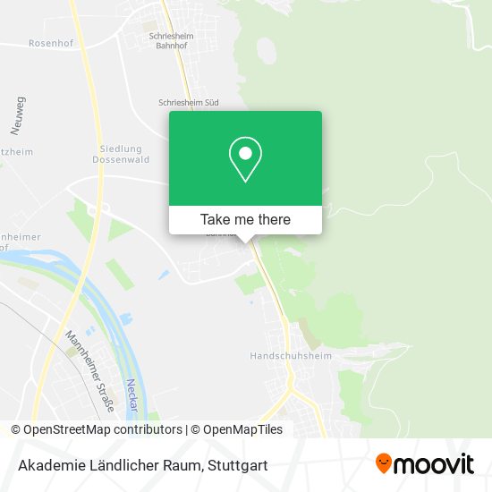 Akademie Ländlicher Raum map
