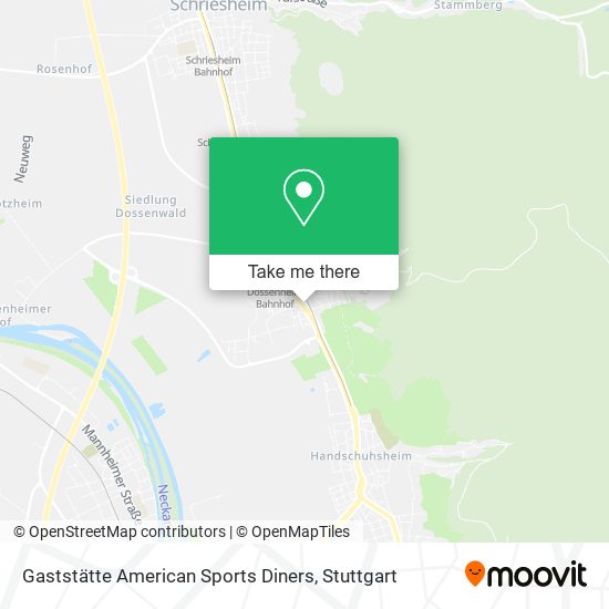 Gaststätte American Sports Diners map