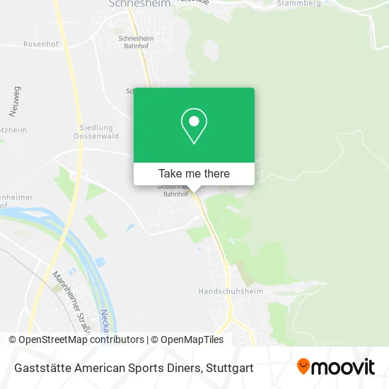Карта Gaststätte American Sports Diners