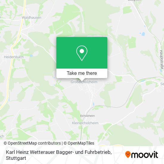 Karl Heinz Wetterauer Bagger- und Fuhrbetrieb map