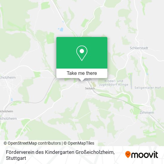 Förderverein des Kindergarten Großeicholzheim map