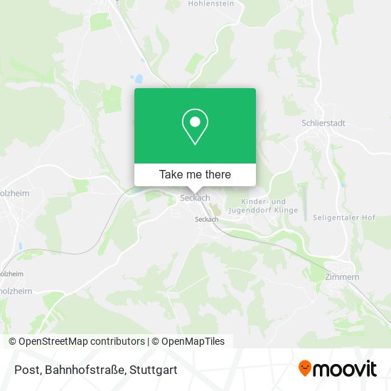 Post, Bahnhofstraße map