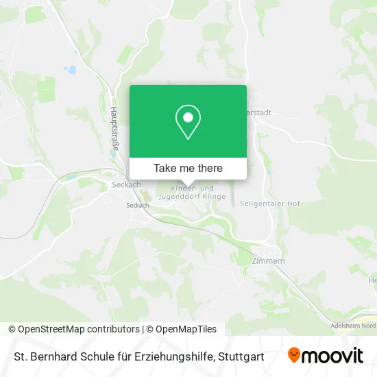 Карта St. Bernhard Schule für Erziehungshilfe