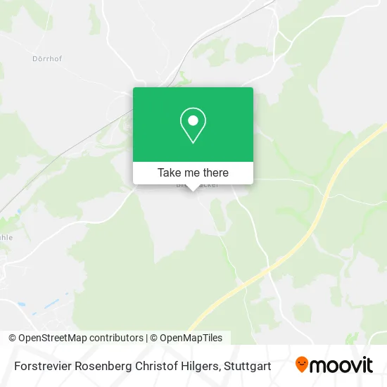 Карта Forstrevier Rosenberg Christof Hilgers