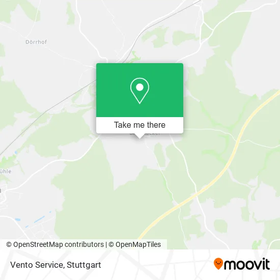 Vento Service map