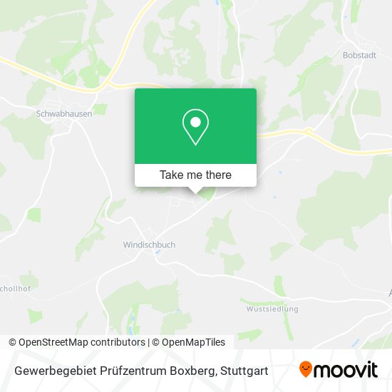 Gewerbegebiet Prüfzentrum Boxberg map