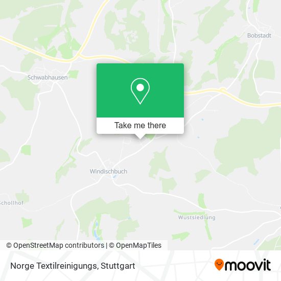 Norge Textilreinigungs map