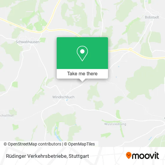 Карта Rüdinger Verkehrsbetriebe