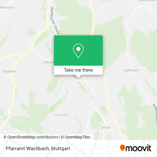 Карта Pfarramt Wachbach