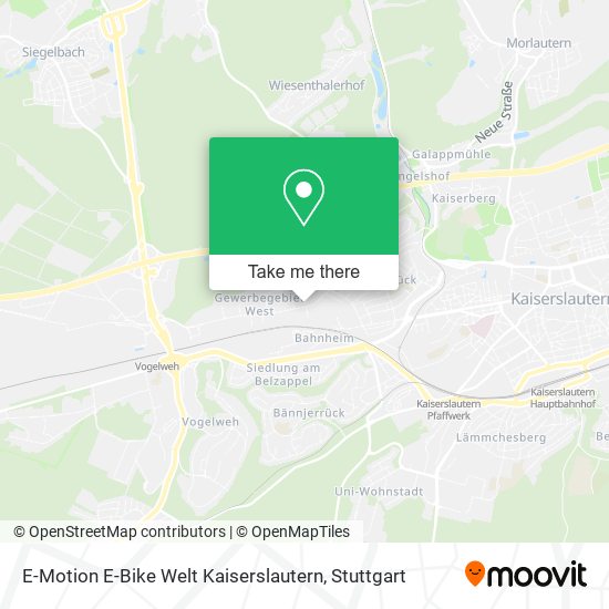 E-Motion E-Bike Welt Kaiserslautern map