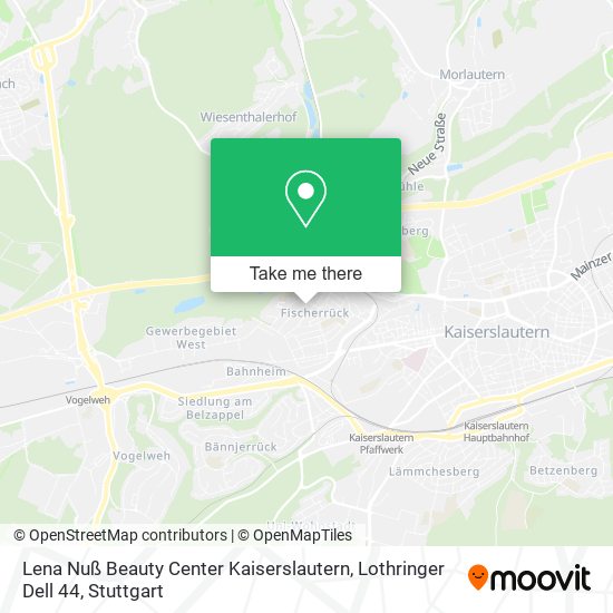 Lena Nuß Beauty Center Kaiserslautern, Lothringer Dell 44 map