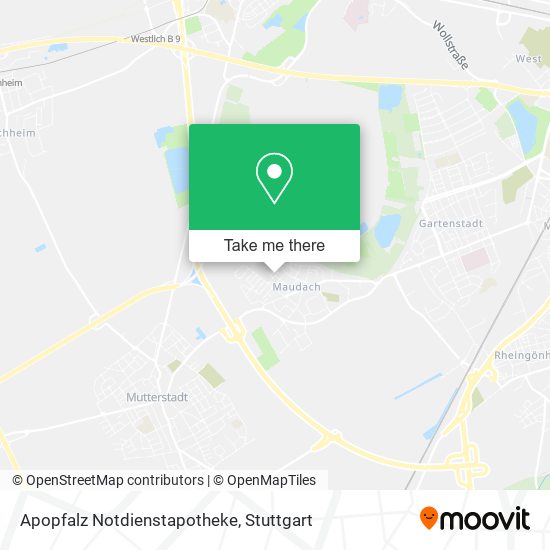 Карта Apopfalz Notdienstapotheke