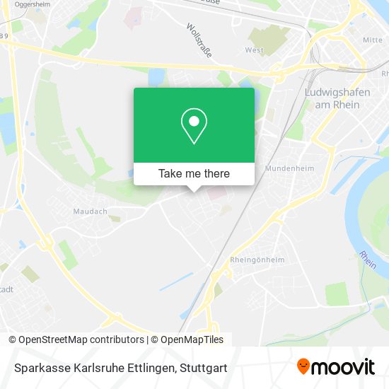 Sparkasse Karlsruhe Ettlingen map