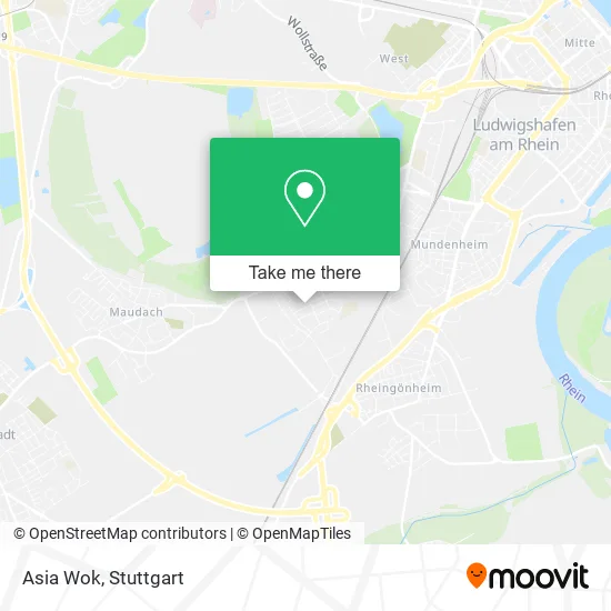 Карта Asia Wok