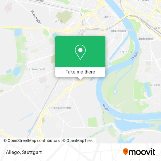Карта Allego