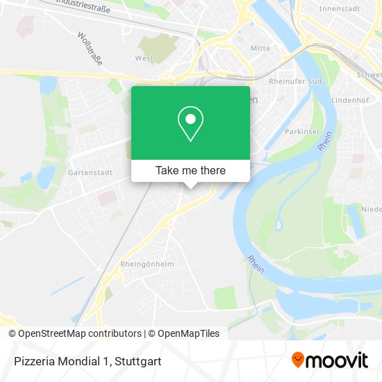Карта Pizzeria Mondial 1