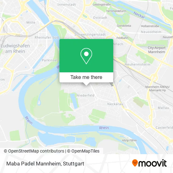 Карта Maba Padel Mannheim