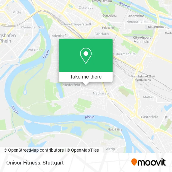 Карта Onisor Fitness