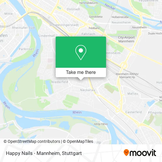 Карта Happy Nails - Mannheim