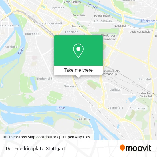 Карта Der Friedrichplatz