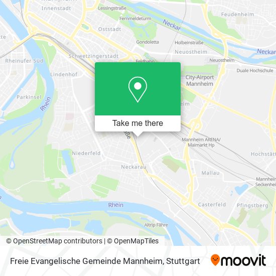 Freie Evangelische Gemeinde Mannheim map