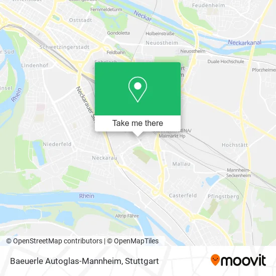 Карта Baeuerle Autoglas-Mannheim
