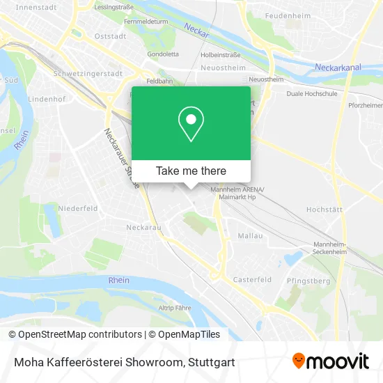 Карта Moha Kaffeerösterei Showroom