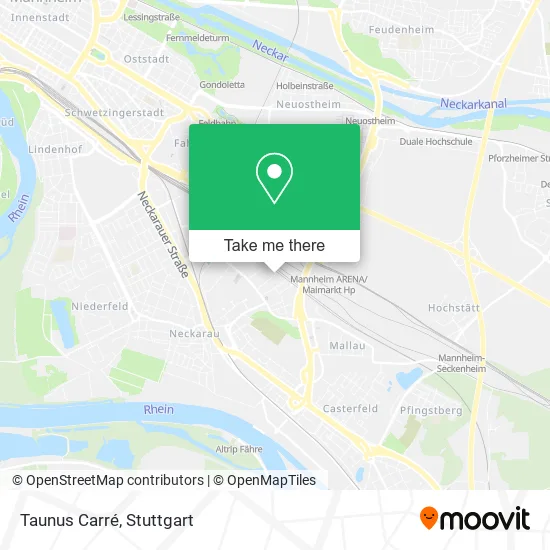 Карта Taunus Carré