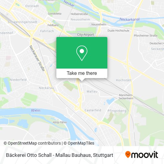 Bäckerei Otto Schall - Mallau Bauhaus map