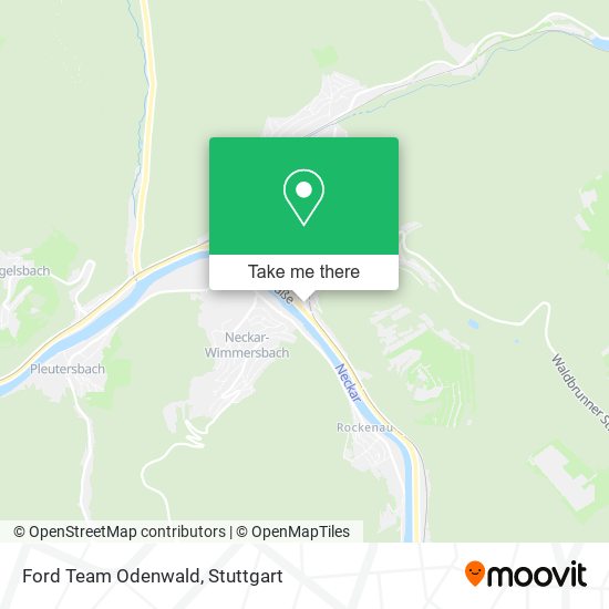 Ford Team Odenwald map