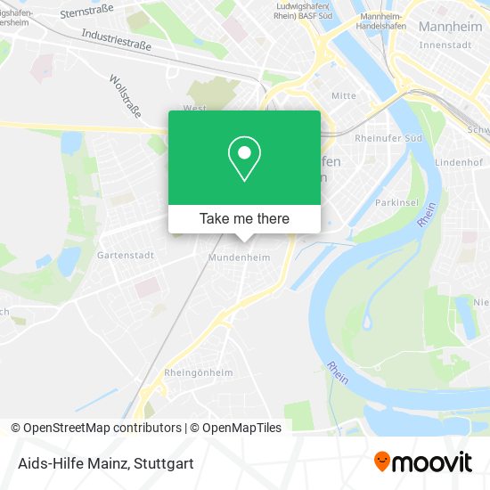 Aids-Hilfe Mainz map