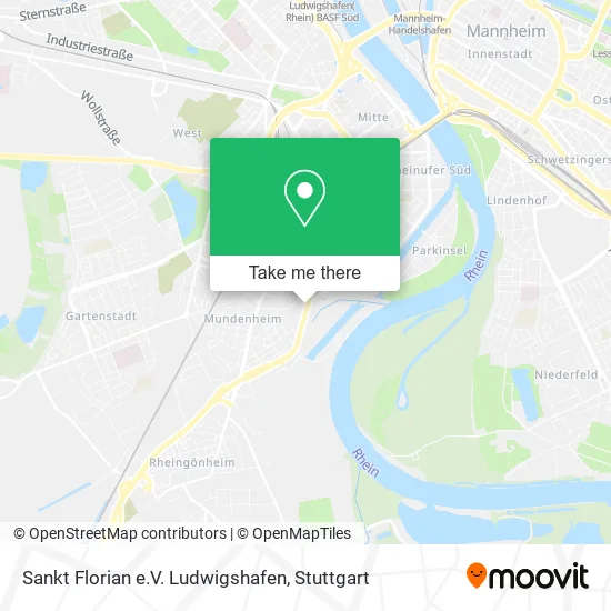 Карта Sankt Florian e.V. Ludwigshafen