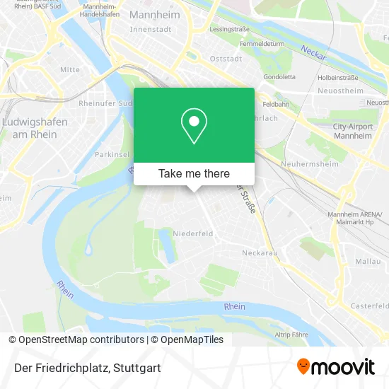 Карта Der Friedrichplatz