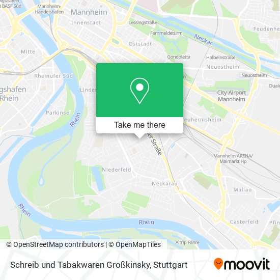 Schreib und Tabakwaren Großkinsky map