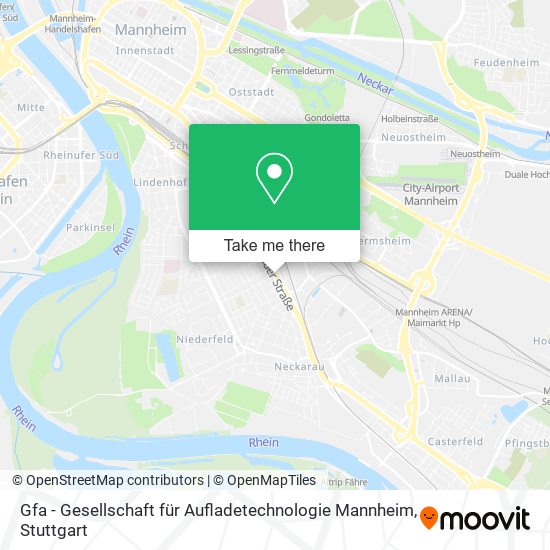 Gfa - Gesellschaft für Aufladetechnologie Mannheim map