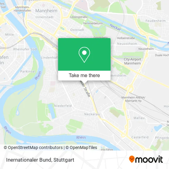 Карта Inernationaler Bund